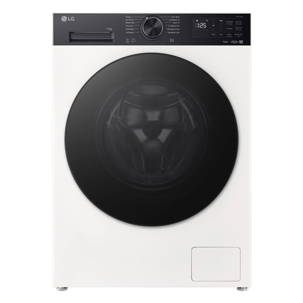 LG | Washing machine | F4X5011TKB | Energy efficiency class A | Front loading | Washing capacity 11 kg | 1400 RPM | Depth 57 cm | Width 60 cm | Display | LED | White