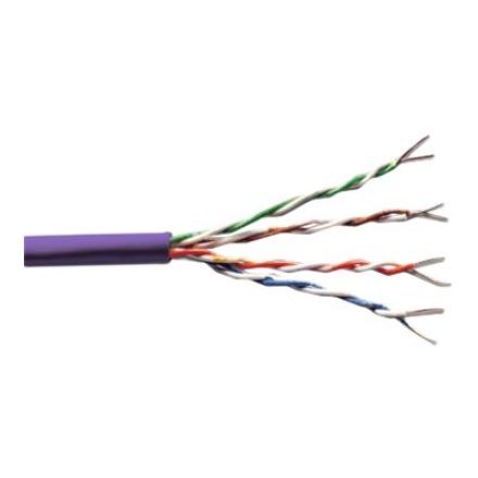 Digitus Cat.6 U/UTP installation cable, 305 m, simplex, Eca (EN 50575), AWG 23/1, 305 m paper box, SX, Purple | Digitus | Cat.6 U/UTP Installation Cable | DK-1613-VH-305