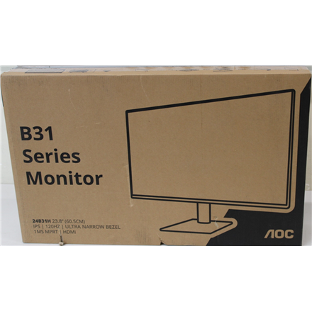 SALE OUT. AOC 24B31H 24“ 1920x1080/16:9/300 cd/m²/1 ms/HDMI, DisplayPort, Headphone out | SALE OUT. | AOC | 24B31H | 24 " | IPS | FHD | 16:9 | 120 Hz | 1 ms | 1920 x 1080 pixels | 300 cd/m² | HDMI ports quantity 1 | B...