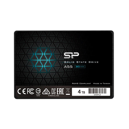 SILICON POWER 4TB A55 SATA III 6Gb/s INTERNAL SOLID STATE DRIVE | Silicon Power | Ace | A55 | 4000 GB | SSD form factor 2.5" | Solid-state drive interface SATA III | Read speed 500 MB/s | Write speed 450 MB/s