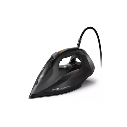 Philips | DST7511/80 | Steam Iron | 3200 W | Water tank capacity 300 ml | Continuous steam 55 g/min | Steam boost performance 260 g/min | Black