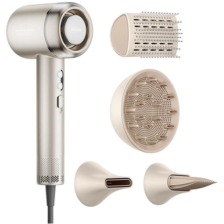 Dreame Hair Dryer | AHG40A GO | 2000 W | Number of temperature settings 4 | Ionic function | Diffuser nozzle | Gold