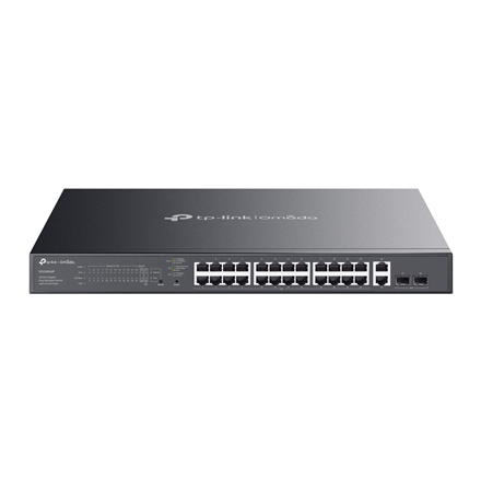 TP-LINK | Omada 28-Port Gigabit Easy Managed Switch with 24-Port PoE+ | ES228GMP | Managed | Rackmountable | SFP ports quantity 2
