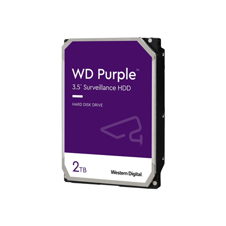 Western Digital | Hard Drive | Purple WD23PURZ | 2000 GB