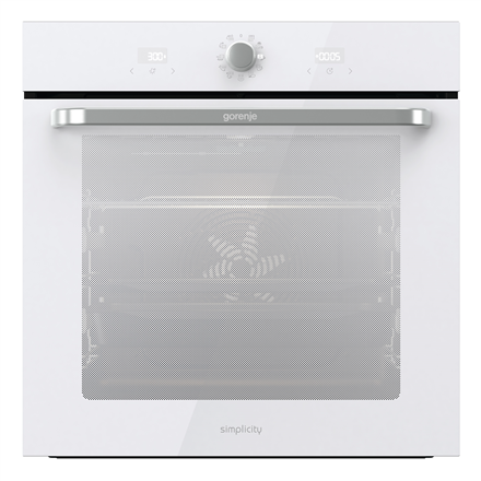 Gorenje Oven | BOS6737SYW | 77 L | Electric | AquaClean | Mechanical control | Steam function | Convection | Height 59.5 cm | Width 59.5 cm | White