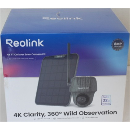 SALE OUT. Reolink Go Series G450 4K 4G LET Hunting Camera with Solar Panel, Camouflage | Reolink | Hunting Camera with Solar Panel | Go Series G450 | 24 month(s) | PTZ | 8 MP | Fixed | Micro SD, Max. 128 GB | DAMAGED...