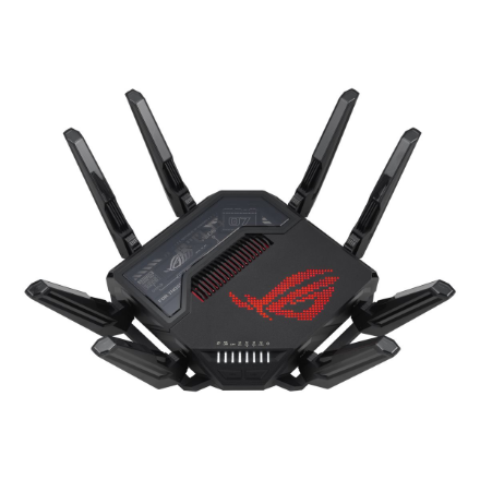 Asus | Quad-band Gaming Router (EU+UK) | ROG Rapture GT-BE98 | 802.11ax | 10/100/1000 Mbit/s | Ethernet LAN (RJ-45) ports 1 | Mesh Support Yes | MU-MiMO Yes | 5G | Antenna type External | 1 x USB 3.2 Gen1, 1 x USB 2.0
