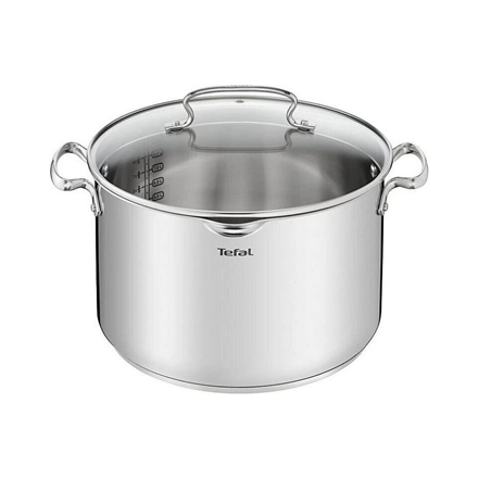 TEFAL | Pot | G7196455 Duetto+ | Stainless steel | Dishwasher proof | Lid included | Stainless steel