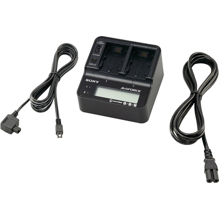 Sony | AC Adaptor charger | AC-VQV10 Dual-slot AC adapter/Charger for Sony V, H, and P-Series InfoLITHIUM batteries