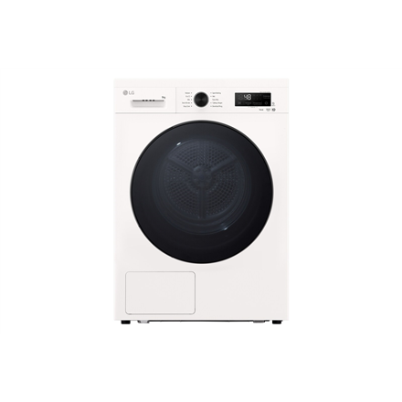 LG Dryer Machine | RHX1009NWB | Energy efficiency class C | Front loading | 9 kg | LED | Heat pump | Depth 66 cm | Wi-Fi | White