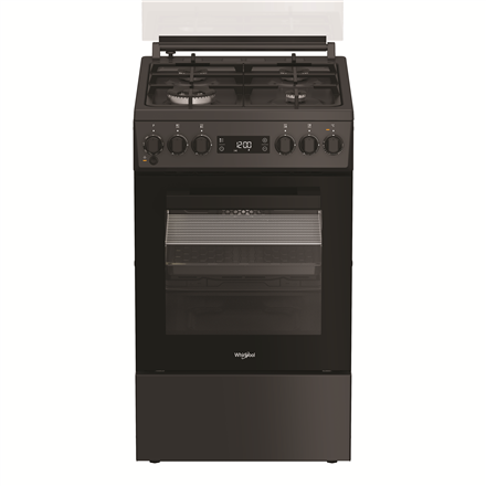 Whirlpool Cooker | W5G8LMSWTA | Hob type Gas | Oven type Electric | Anthracite | Width 50 cm | Depth 60 cm | Energy efficiency class A | 60 L