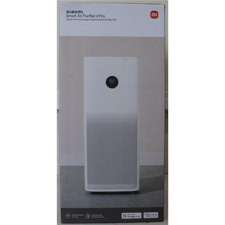 SALE OUT. Xiaomi Smart Air Purifier 4 Pro | Xiaomi | Smart Air Purifier | 4 Pro | Air Purifier | Suitable for rooms up to 35–60 m² | Power 50 W | White | DAMAGED PACKAGING