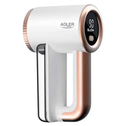 Adler | Lint remover | AD 9617 | Rechargeable battery | 5 W | White/Gold
