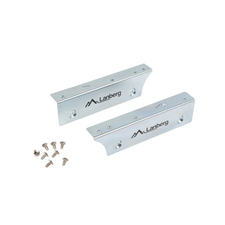 Lanberg Mounting Frame for 2.5" SSD/HDD to 3.5" Bay | IF-35-25 | Silver | Frame for 2.5" SSD/HDD to 3.5" Bay