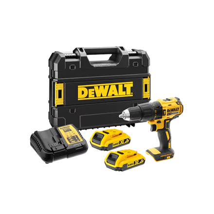 DEWALT | 18V XR Brushless Hammer Drill Driver - 2 X 2Ah Batteries | DCD778D2T-QW | 340 W
