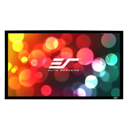 Elite Screens | SableFrame Series | ER110WH1 | Diagonal 110 " | 16:9 | Viewable screen width (W) 244 cm | Black