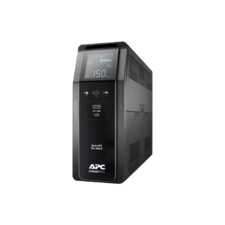 APC Back UPS Pro BR 1600VA, Sinewave,8 Outlets, AVR, LCD interface | Schneider Electric