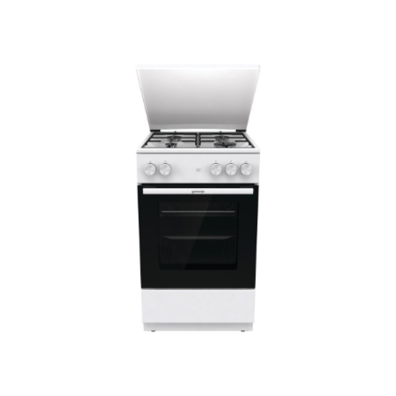 Gorenje Cooker | GG5A14WJ | Hob type Gas | Oven type Gas | White | Width 50 cm | Depth 59.4 cm | Energy efficiency class A | 70 L