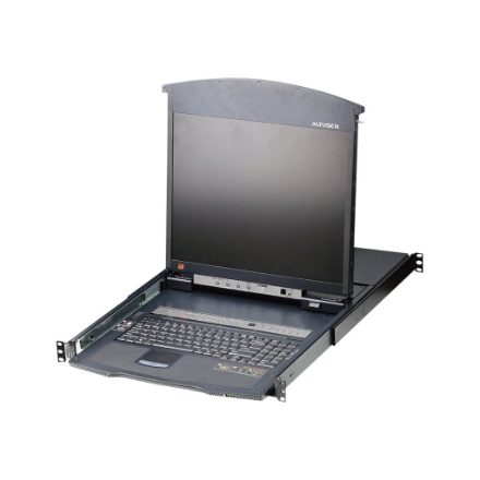 Aten | 16-Port Cat 5 Dual Rail 19" LCD KVM Switch with Daisy-Chain Port | KL1516AN-AXA-AG | 1 x USB Type-A Female