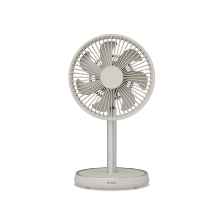 Duux Fan | Rize Flex | Stand Fan | 10 W | Diameter 21 cm | Number of speeds 4 | Oscillation | Greige