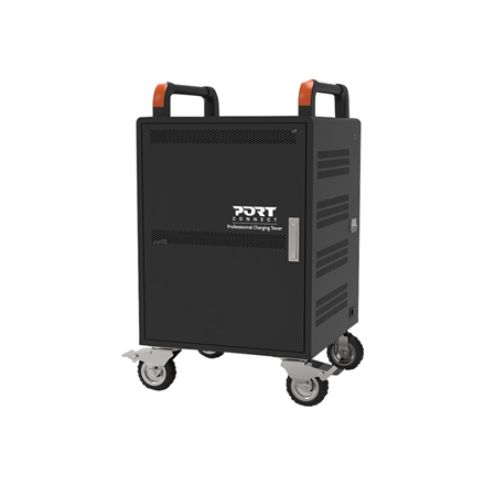 PORT CONNECT | Charging Cabinet 20 Notebooks + Rack 19" - 1 U | Warranty 36 month(s)