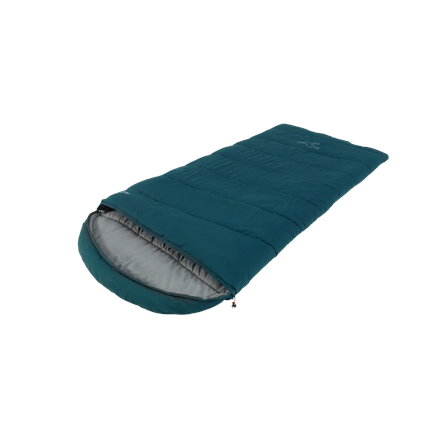 Easy Camp Raven I Square XL 5°C | Sleeping Bag | 220 x 100 cm | Temperature -8 to 9 °C | Left Zipper