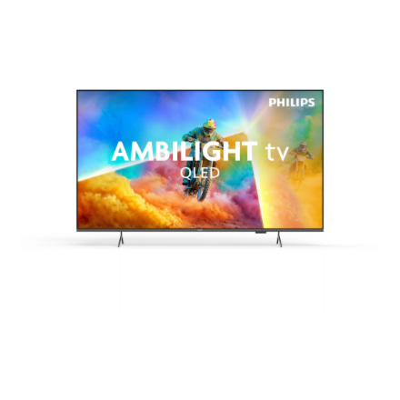 Philips 4K QLED Ambilight TV | 43PQS8501/12 | 43" | Smart TV | TITAN OS | UHD | Black