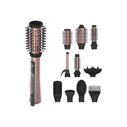 Cecotec Air Brush | CeramicCare 10in1 AirBrush | Ion conditioning | Number of heating levels 3 | 1200 W | Black/Pink