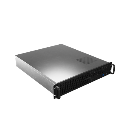 Lanberg Rackmount Server Chassis ATX 520/12 19"/2U | SC01-5202-12B | Black