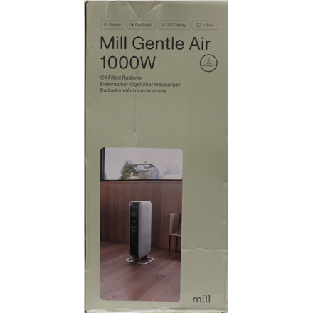 SALE OUT. Mill oil 1000W, Heat boost technology – highly efficient heaters, increased heat distribution | Mill | Heater | AB-H1000DN | Oil Filled Radiator | 1000 W | Number of power levels 3 | Suitable for rooms up to...