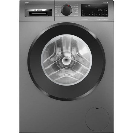 Bosch | Washing Machine | WGG244RFSN | Energy efficiency class A | Front loading | Washing capacity 9 kg | 1400 RPM | Depth 59 cm | Width 59.8 cm | Display | LED | Grey