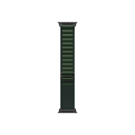 Apple 49mm Dark Green Alpine Loop - Large - Black Titanium Finish