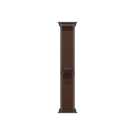 APPLE 49mm Dark Umber Trail Loop - S/M - Black Titanium Finish | Apple