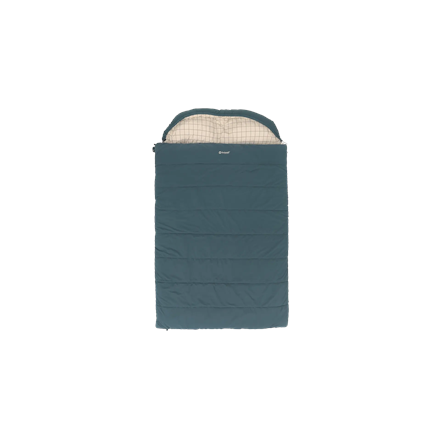 Outwell Camper Lux Double Blue | Sleeping Bag | 235 x 150 cm | Temperature -16 to 5 °C | Both Side Zipper