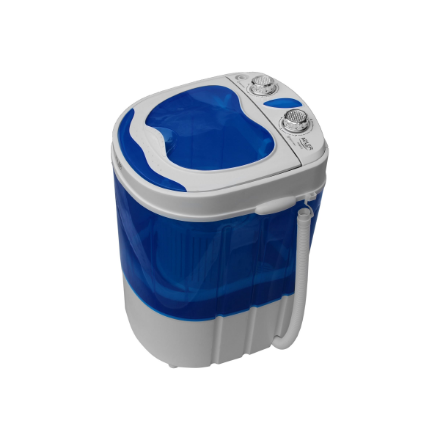 Adler | Washing machine | AD 8051 | Top loading | Washing capacity 3 kg | Unspecified RPM | Depth 37 cm | Width 38 cm | White/Blue