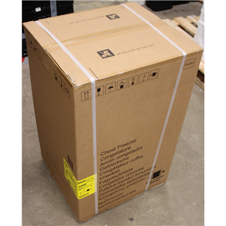 SALE OUT. | Candy | Freezer | CCHH 100E | Energy efficiency class E | Chest | Free standing | Height 84.5 cm | Total net capacity 97 L | White | DAMAGED PACKAGING, DENTED FRONT AND LEFT SIDE