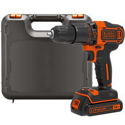 BLACK & DECKER Impact driver-drill | BDCHD18K-QW | 18 V | 1.5 Ah | Li-Ion