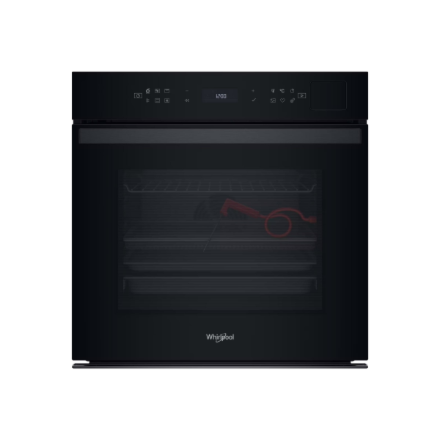 Whirlpool Oven | WOI6A8FPT1SBA | 73 L | Electric | Pyrolytic/Hydrolytic | Electronic | Steam function | Convection | Height 59.7 cm | Width 59.5 cm | Black