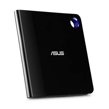 Asus | Interface USB 3.1 Gen 1 | CD read speed 24 x | CD write speed 24 x | Black | Ultra-slim Portable USB 3.1 Gen 1 Blu-ray burner with M-DISC support for lifetime data backup, compatible with USB Type-C and Type-A...