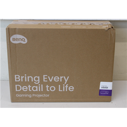 SALE OUT. Benq X500i | 4K UHD (3840 x 2160) | 2200 ANSI lumens | White/Black | DAMAGED PACKAGING | Wi-Fi