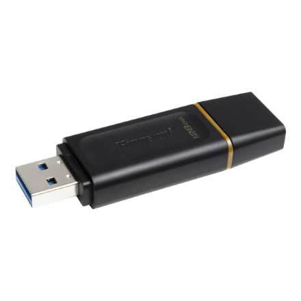 Kingston | DataTraveler Exodia | 128 GB | USB Type-A | Black