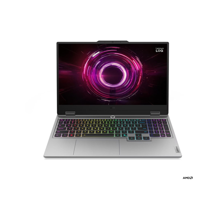 Lenovo- LOQ 15AHP10 | Luna Grey | 15.6 " | IPS | FHD | 1920 x 1080 pixels | Anti-glare | AMD Ryzen 7 | 250 | 16 GB | SODIMM DDR5 | Solid-state drive capacity 1000 GB | NVIDIA GeForce RTX 5060 | GDDR7 | 8 GB | Windows...