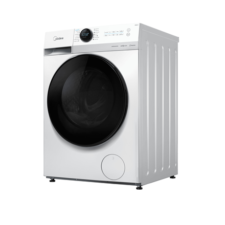 Midea | Washing Machine | MF200W80WB/W-HR | Energy efficiency class A | Front loading | Washing capacity 8 kg | 1400 RPM | Depth 48 cm | Width 60 cm | Display | LCD | Steam function | White