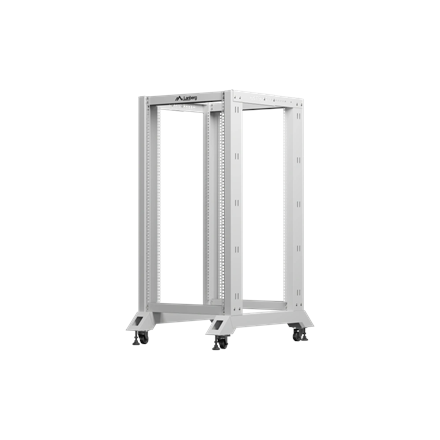 Lanberg Open Rack 19" 22U 600X800 | OR01-6822-S | Grey