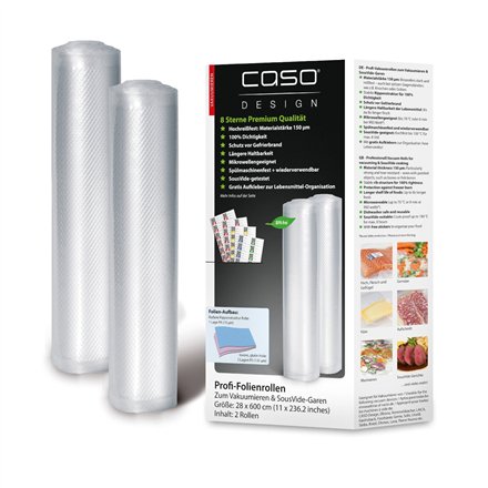 Caso | Foil rolls | 01223 | 2 units | Dimensions (W x L) 28 x 600 cm | Ribbed – nuotrauka 1