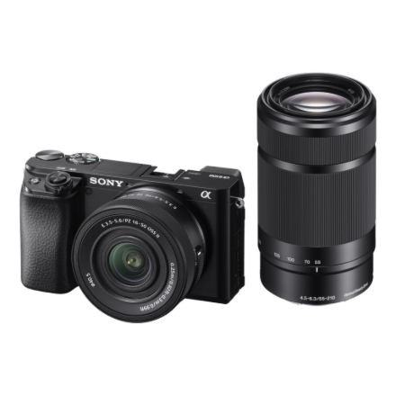 Sony ILCE-6100 Mirrorless Camera + 16-50mm + 55-210mm Lens | Sony – nuotrauka 1
