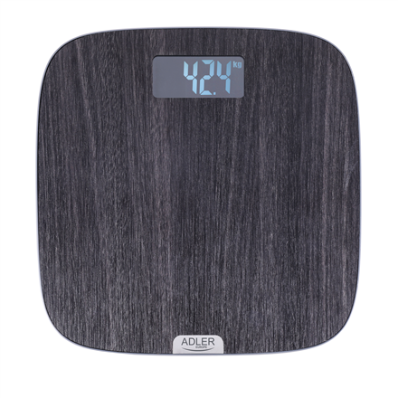 Adler Bathroom Scale | AD 8192 | Maximum weight (capacity) 180 kg | Accuracy 100 g | Grey – nuotrauka 1