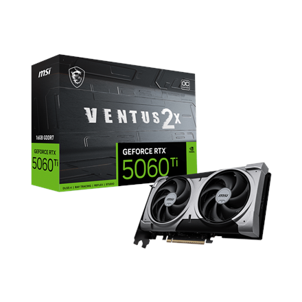 MSI GeForce RTX 5060 Ti 16G VENTUS 2X OC PLUS · NVIDIA · 16 GB – image 1