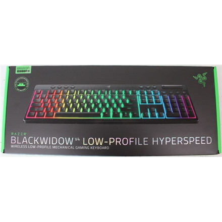SALE OUT. Razer BlackWidow V4 Low-profile HyperSpeed (Green Switch) - US Layout · SALE OUT. SALE OUT. Razer BlackWidow V4 Low-Profile HyperSpeed · Keyboard – nuotrauka 1