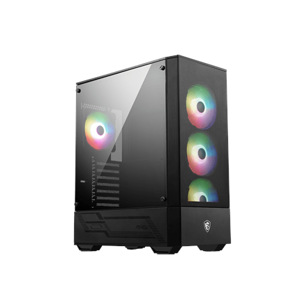 MSI | PC Case | MAG FORGE 112R | Side window | Mid-Tower | ATX | Black – nuotrauka 1